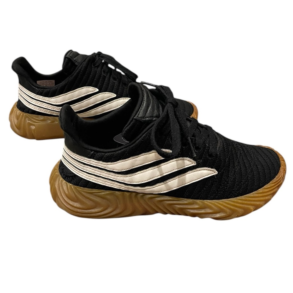 Adidas Sobakov Sneakers AQ1135 Black Gum Running Shoes  Men's 5.5 / Women’s 7